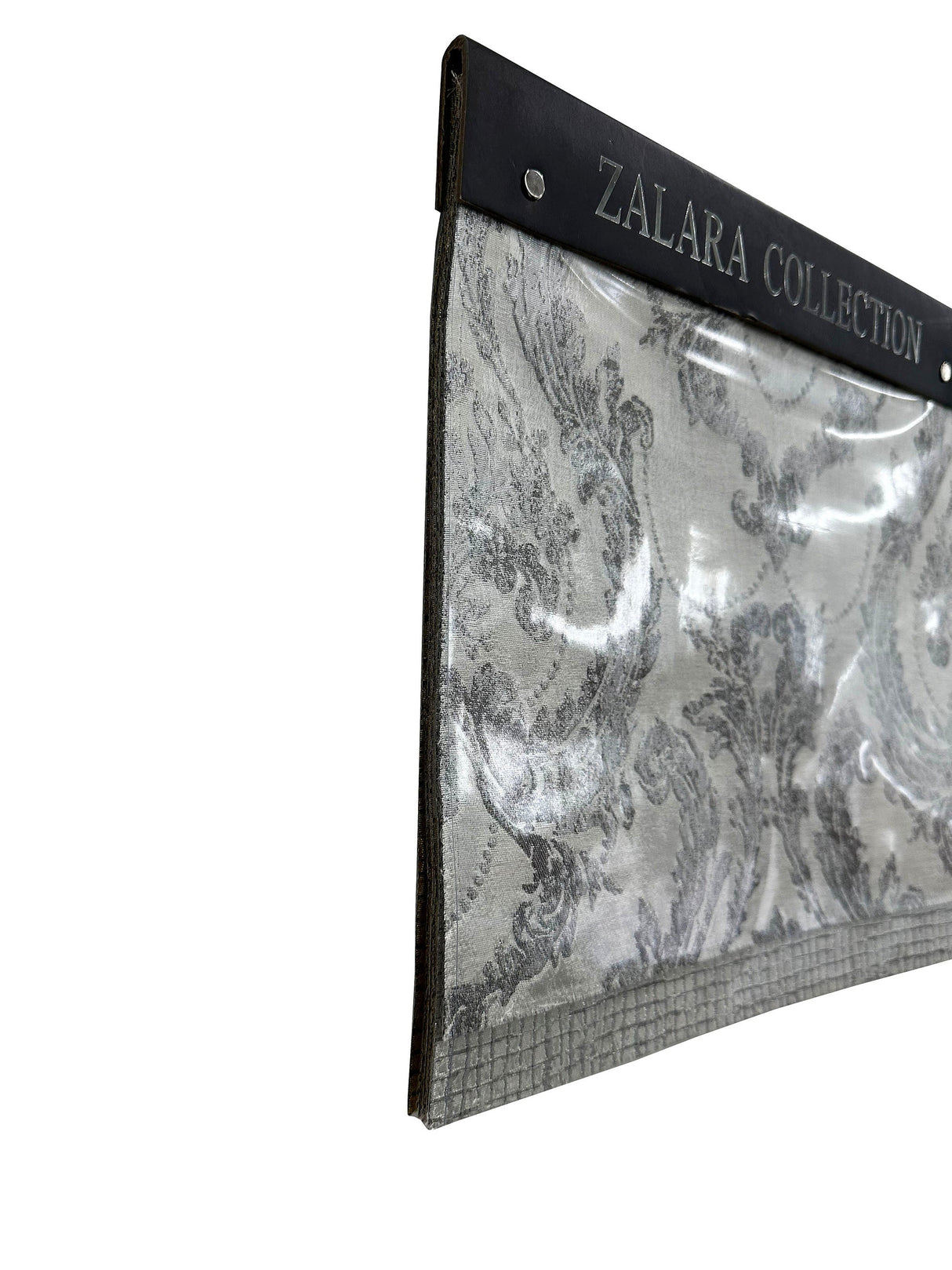 Zalara Collection Faux Silk Fabric - Textured Damask, 55" Width (Sample Book)