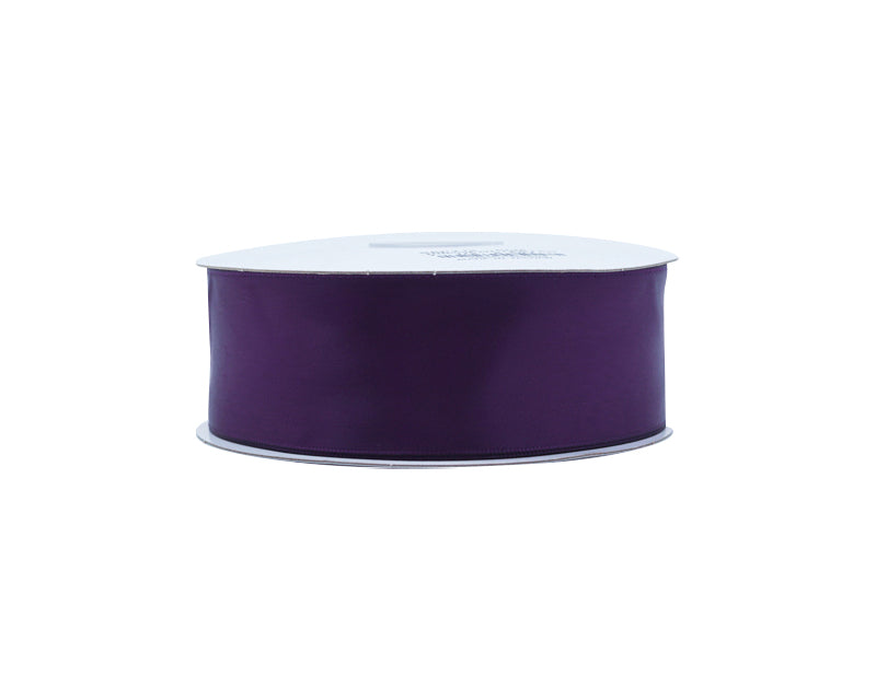 1.5"x50 yard Plum Polyester Satin Gift Ribbon