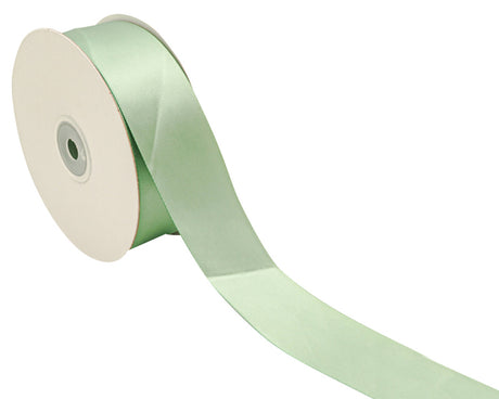 1.5"x50 yard Sage Green Polyester Satin Gift Ribbon