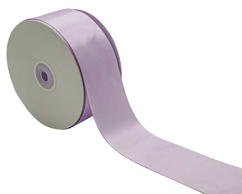 2" x 50 yards Lavender Single Face Satin Gift Ribbon - Pack of 5