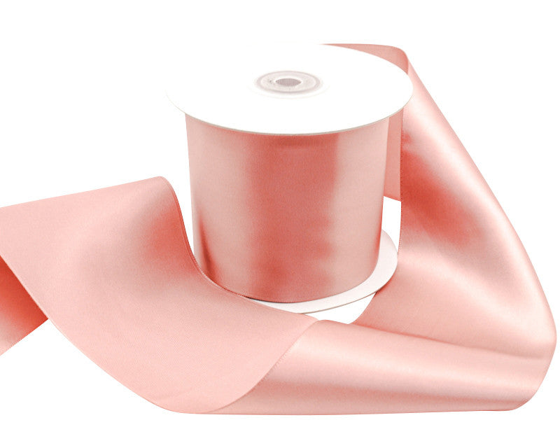 3"x 25 yards Blush Single Face Satin Gift Ribbon - Pack of 3