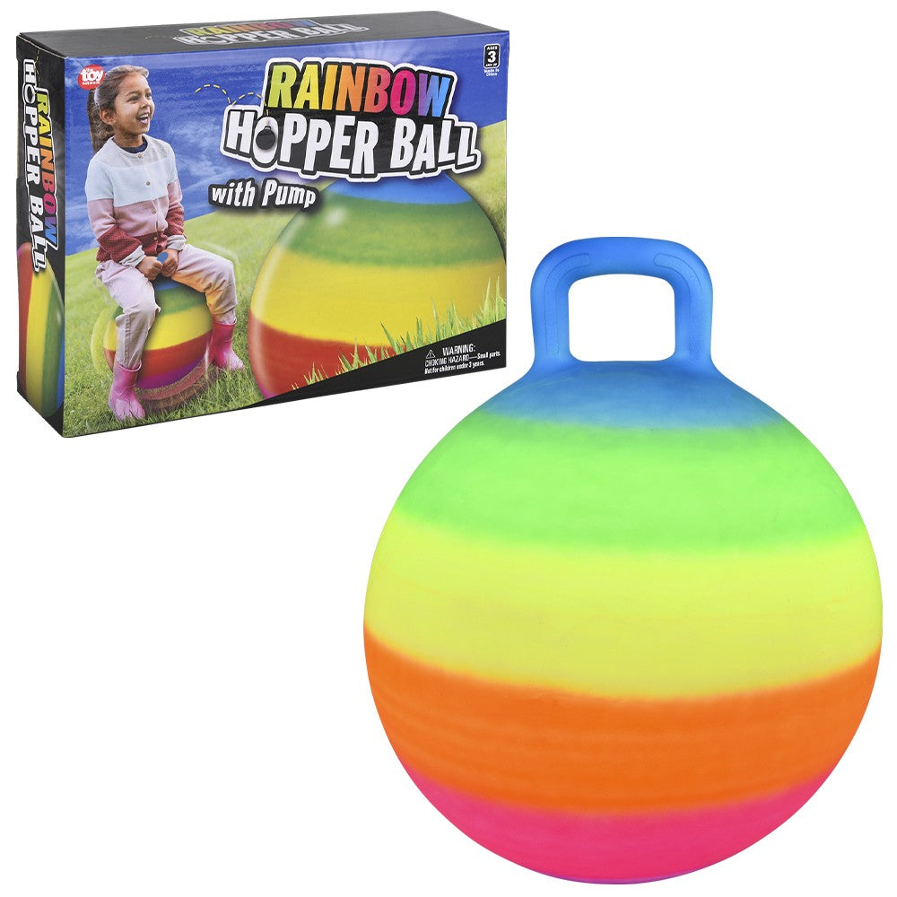 Rainbow Hopper Ball 18"