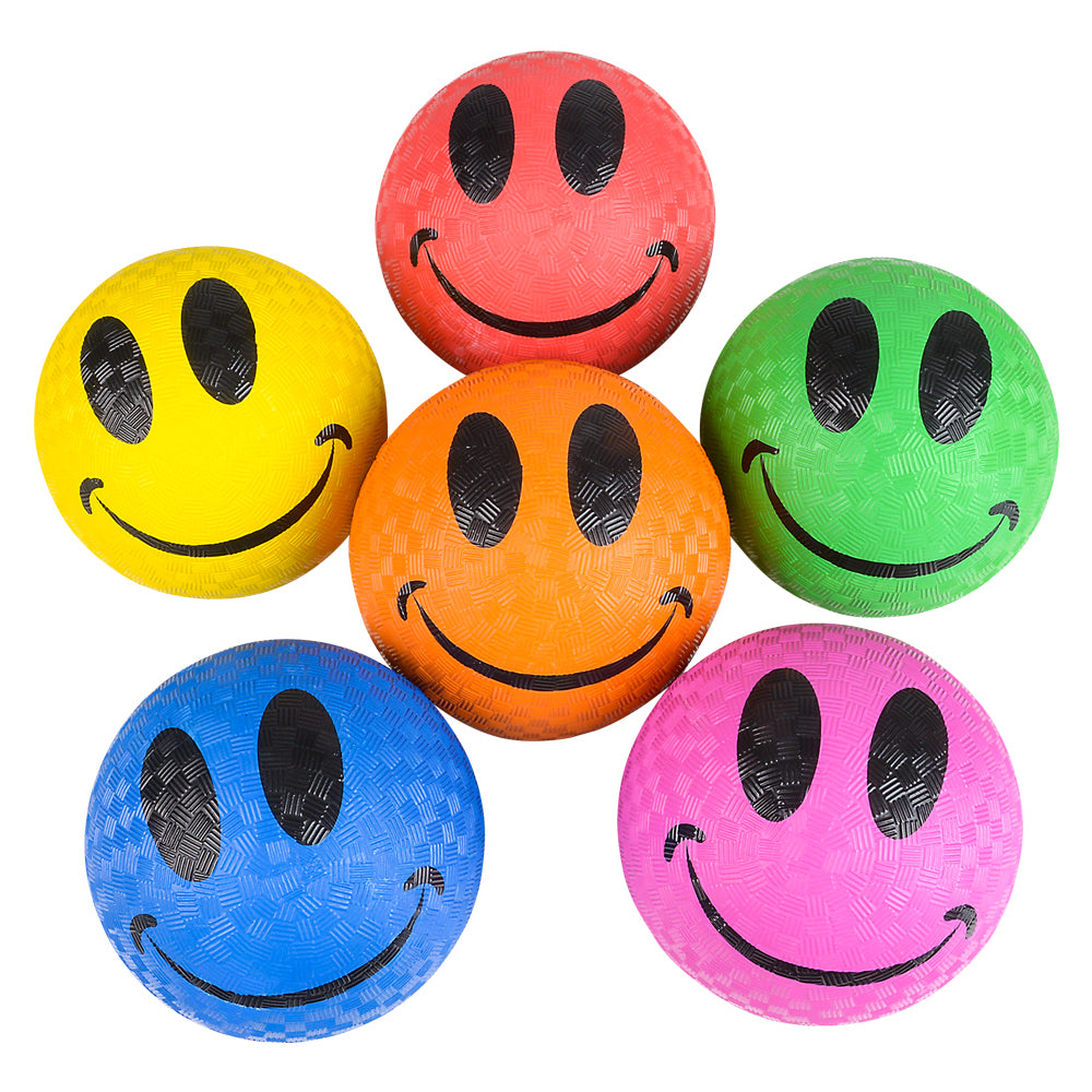 Smile Face Playground Ball 5"