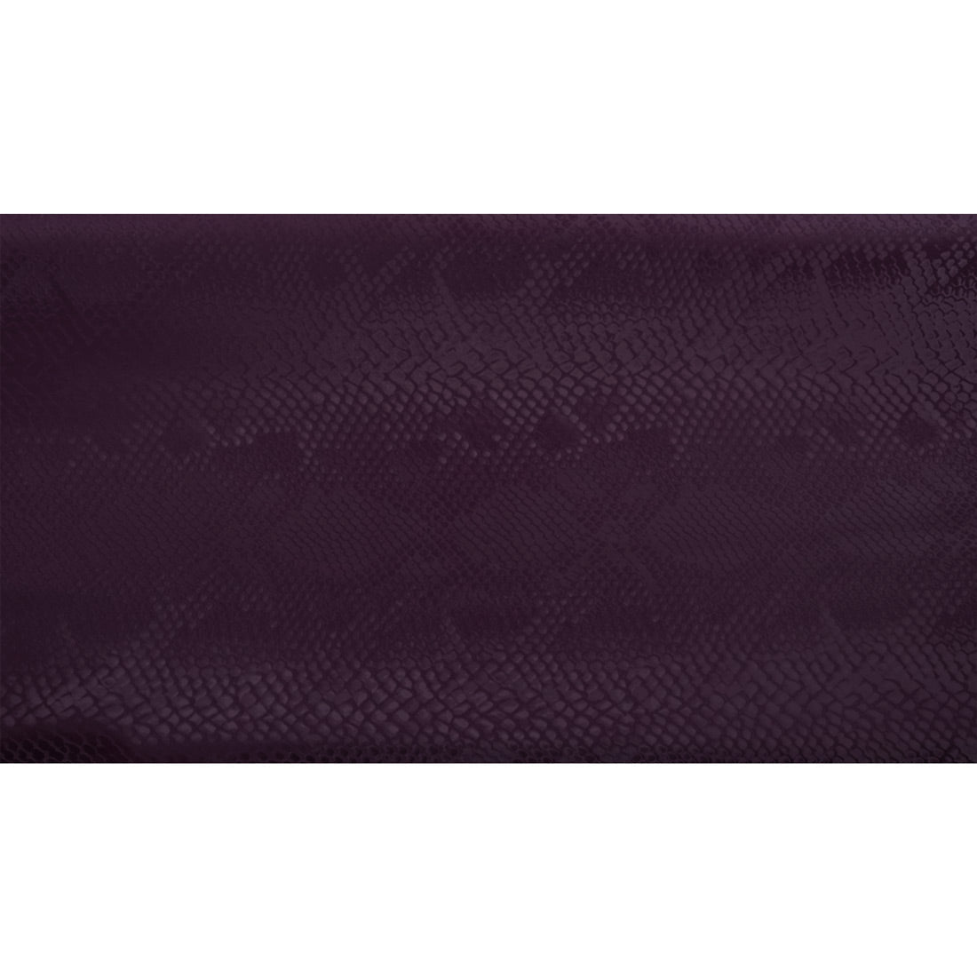 Serpent Polyester Spandex Slick Vinyl Fabric - Snake Skin Inspired Pattern, 54" Width (1 Yard)
