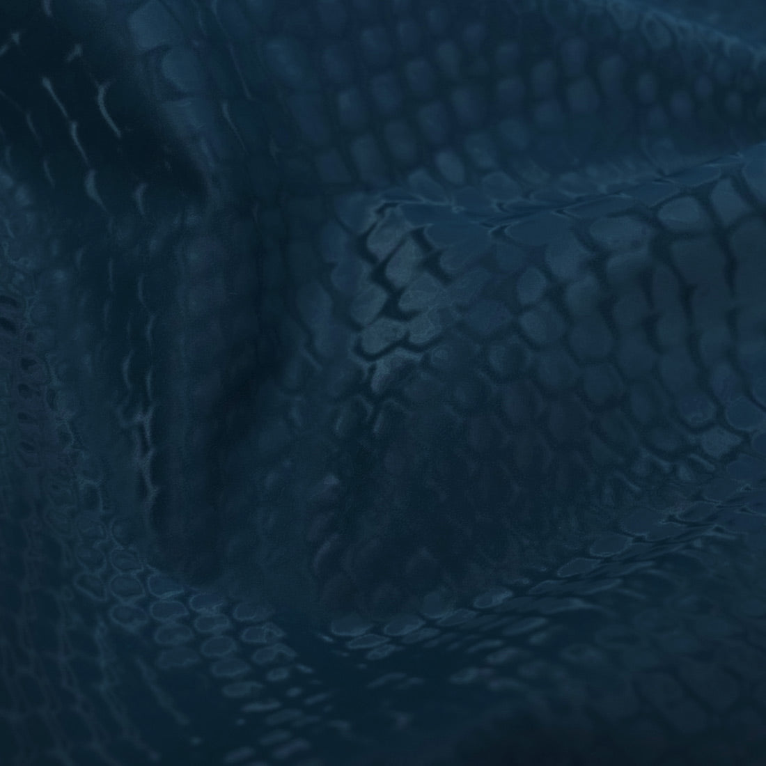 Serpent Polyester Spandex Slick Vinyl Fabric - Snake Skin Inspired Pattern, 54" Width (1 Yard)