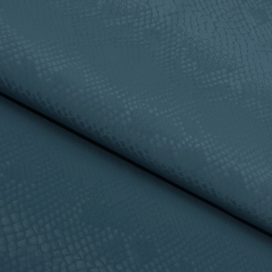 Serpent Polyester Spandex Slick Vinyl Fabric - Snake Skin Inspired Pattern, 54" Width (1 Yard)