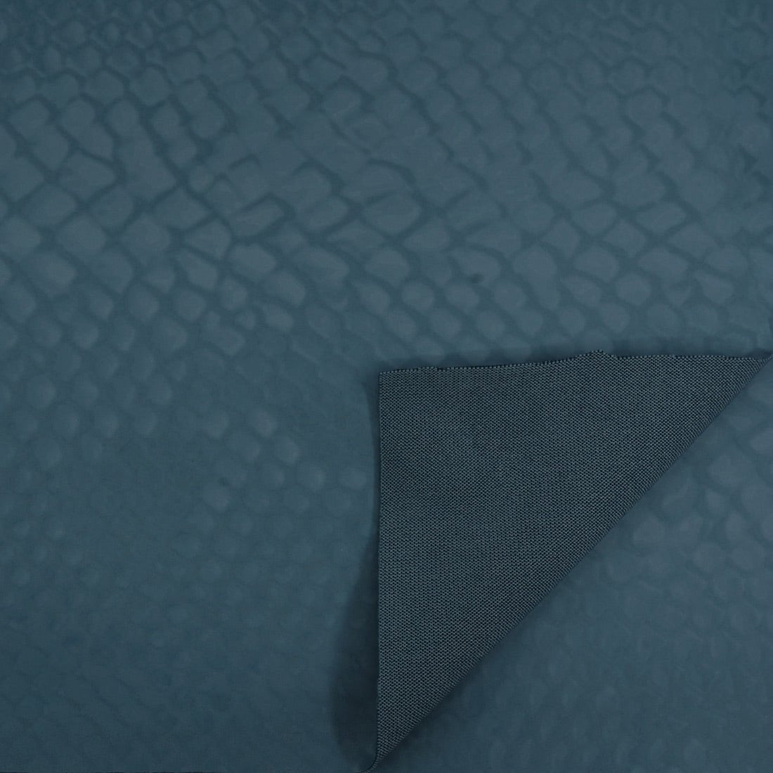 Serpent Polyester Spandex Slick Vinyl Fabric - Snake Skin Inspired Pattern, 54" Width (1 Yard)
