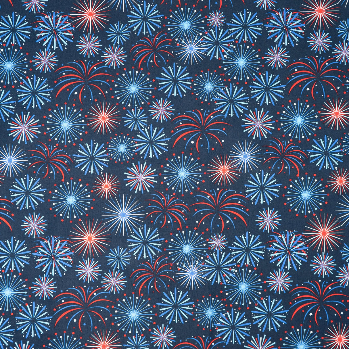 SINGER 100% Cotton Patriotic Fireworks Fabric by the Yard