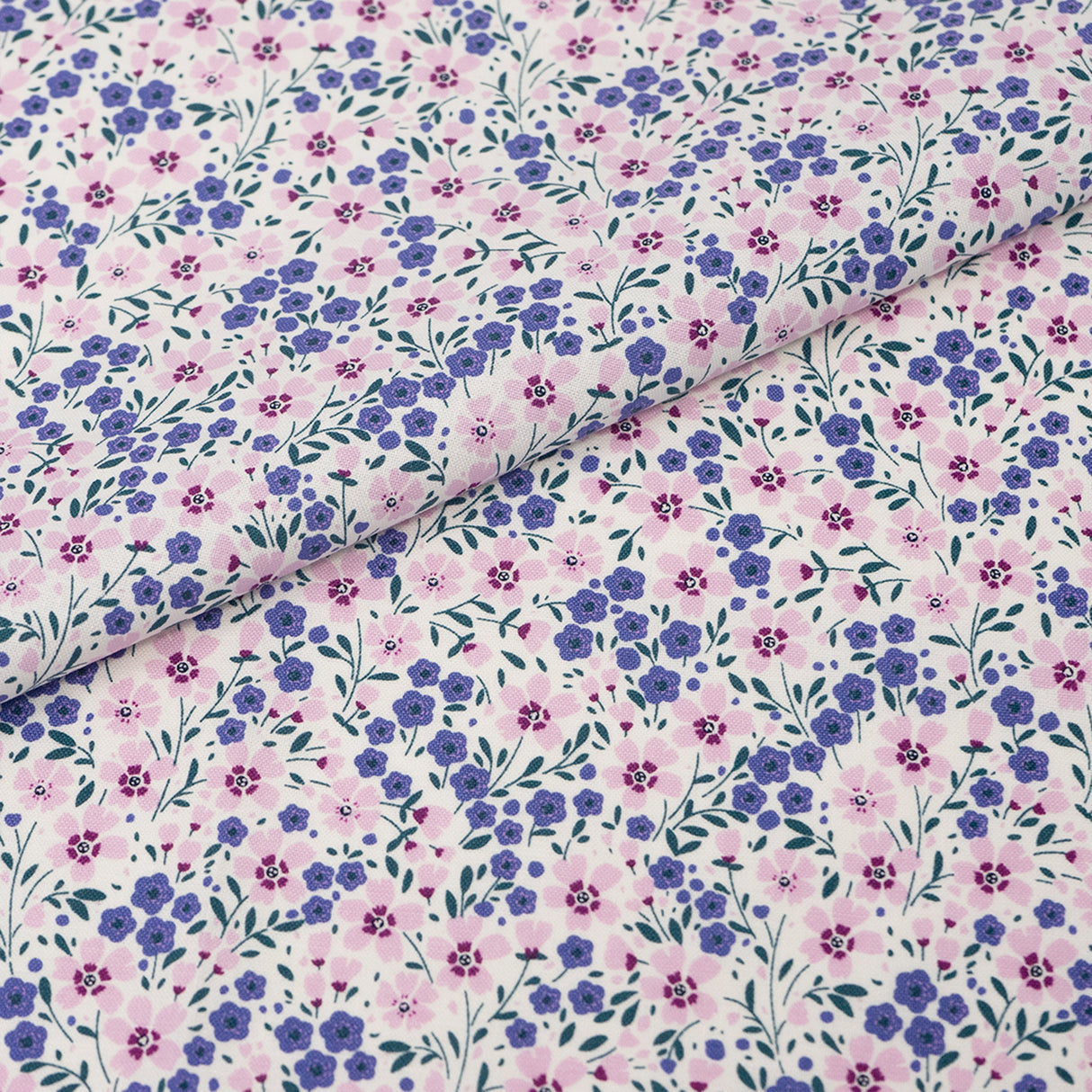 SINGER 100% Cotton Spring Floral Packed Fabric by the Yard