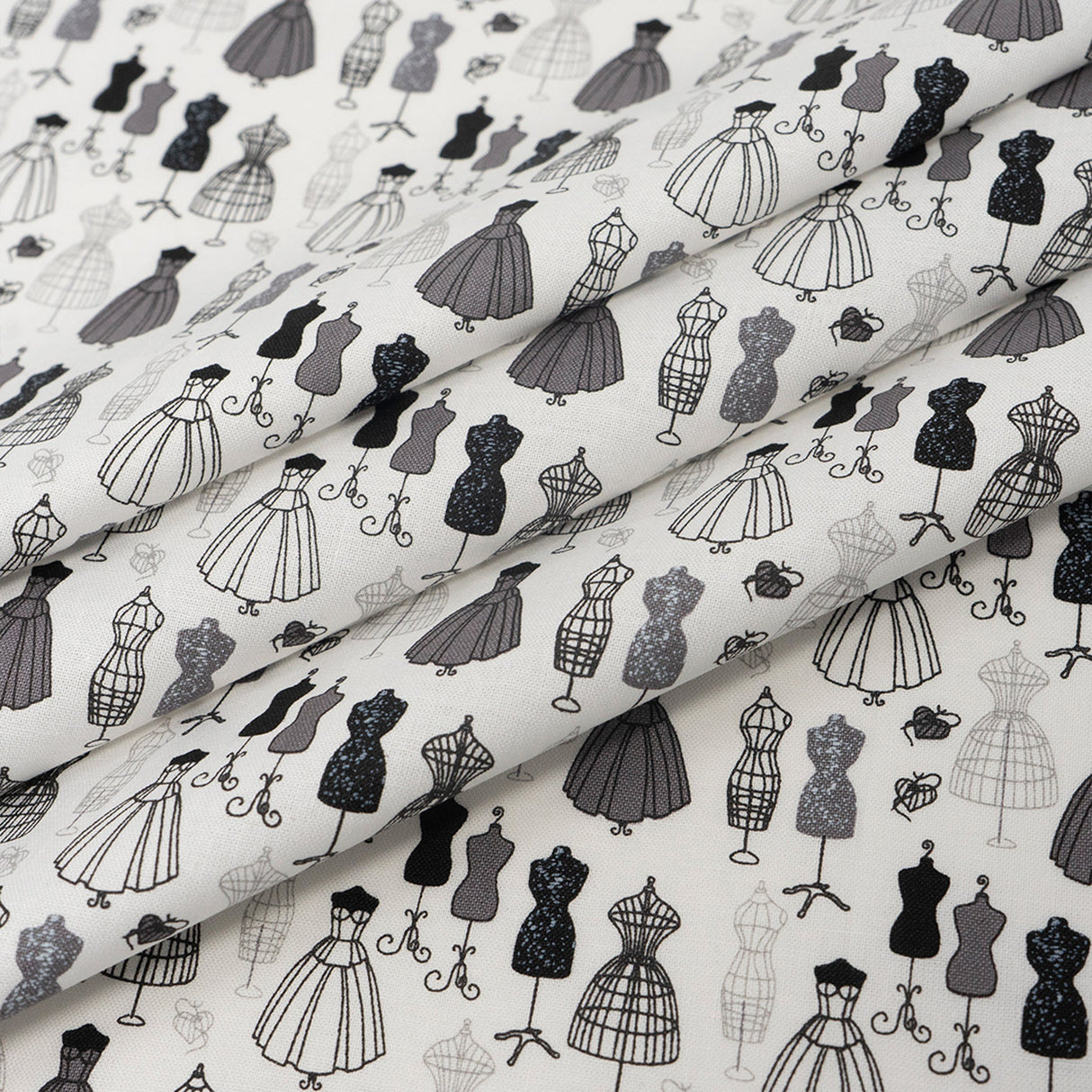 SINGER Dress Forms 100% Cotton Fabric by the Yard