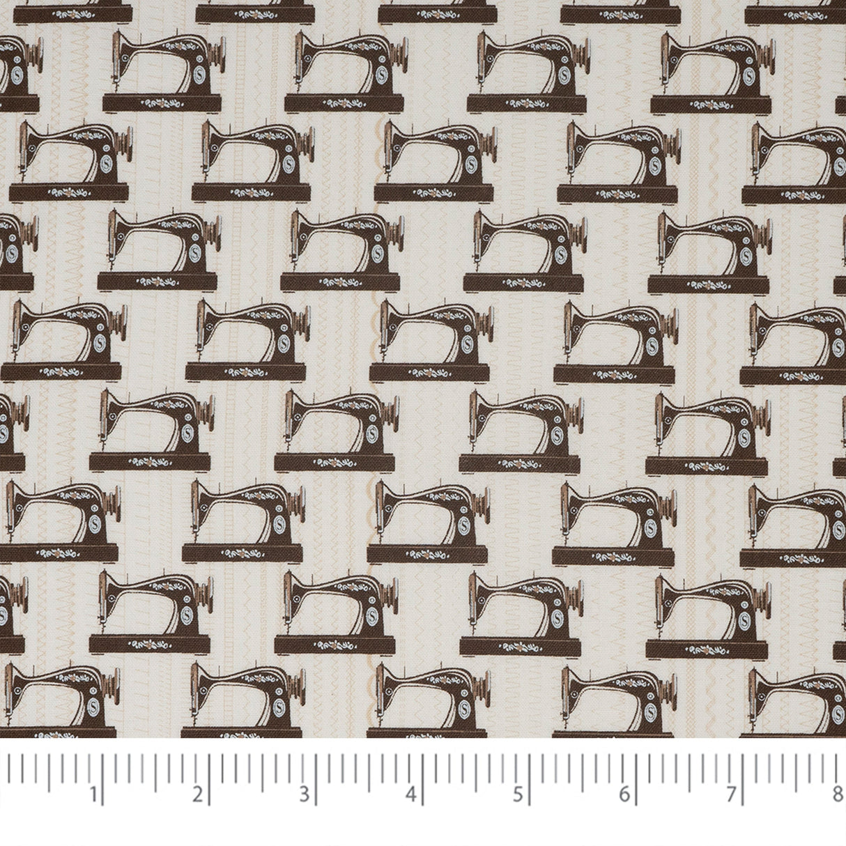 SINGER Fabric 100% Cotton Sewing Machines Cut by the Yard