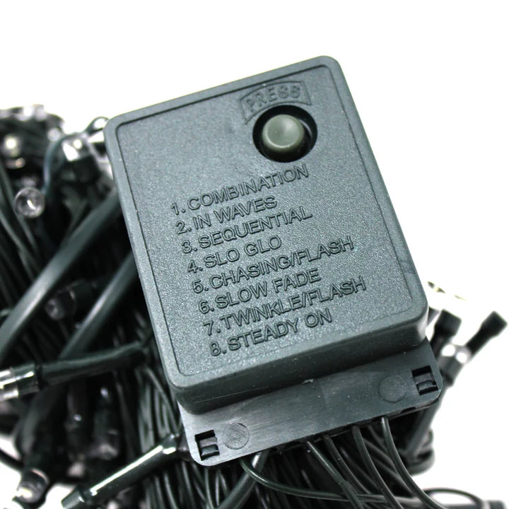 100 LED Green Wire String Light with Connector Waterproof – Multicolor