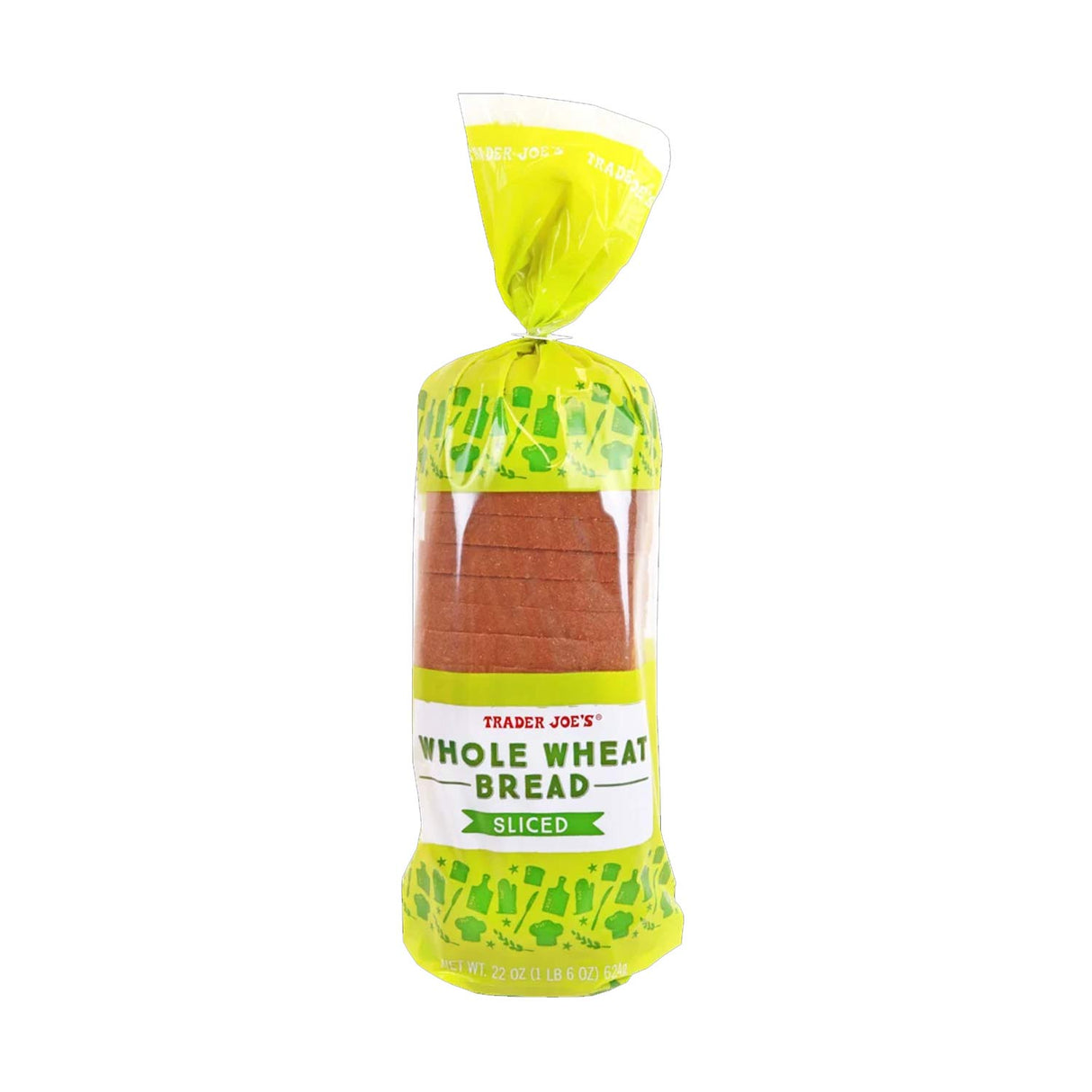 Trader Joe's Nutritious & Fresh Whole Wheat Sliced Bread (22 Oz)