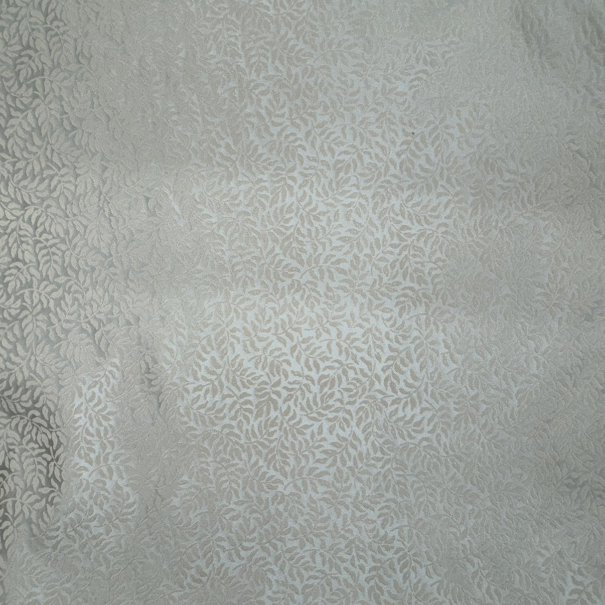 Shasta Silk Fabric - Tone-On-Tone Jacquard Floral, 54" Width (1 Yard)