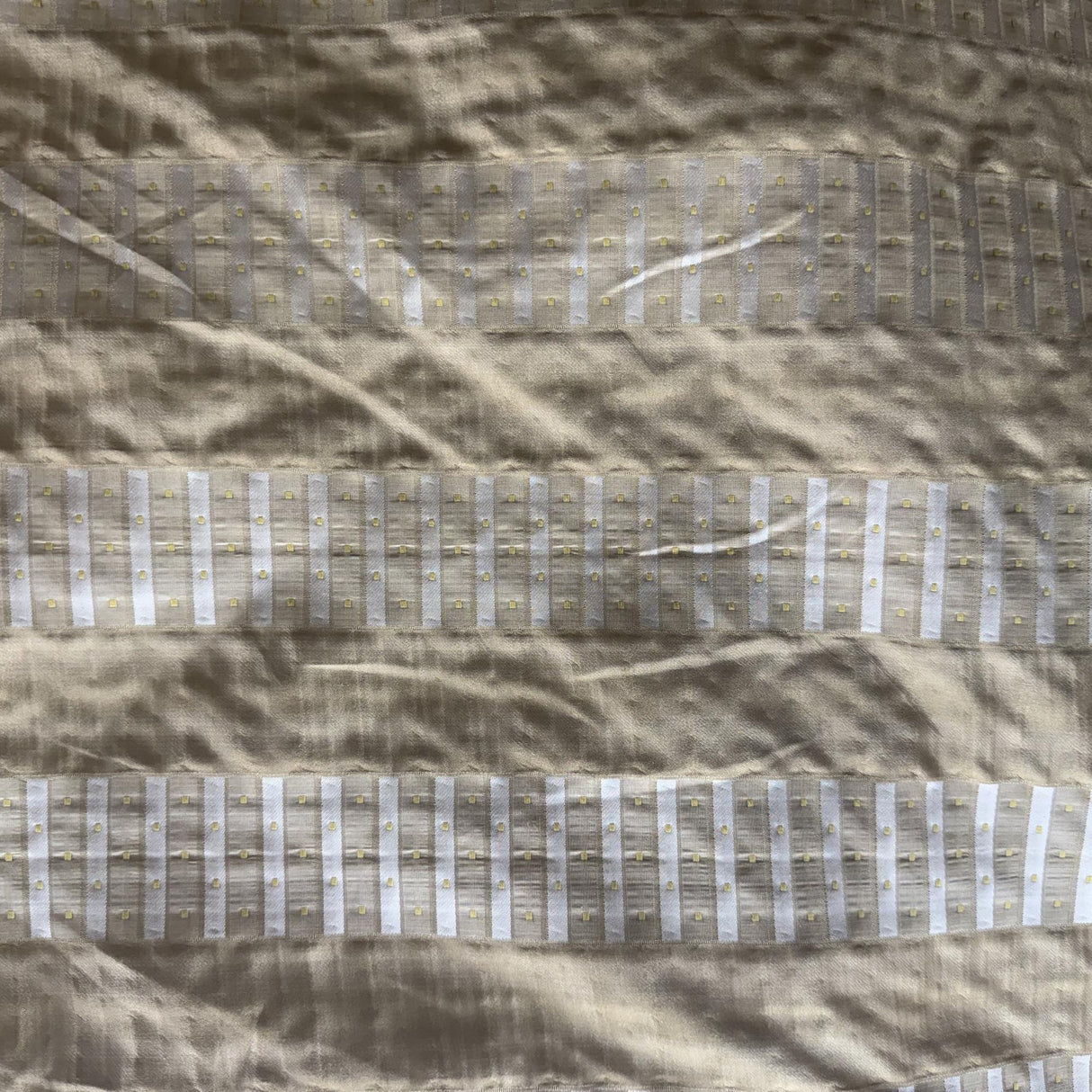 Silva Silk Fabric - Striped, 55" Width (1 Yard)
