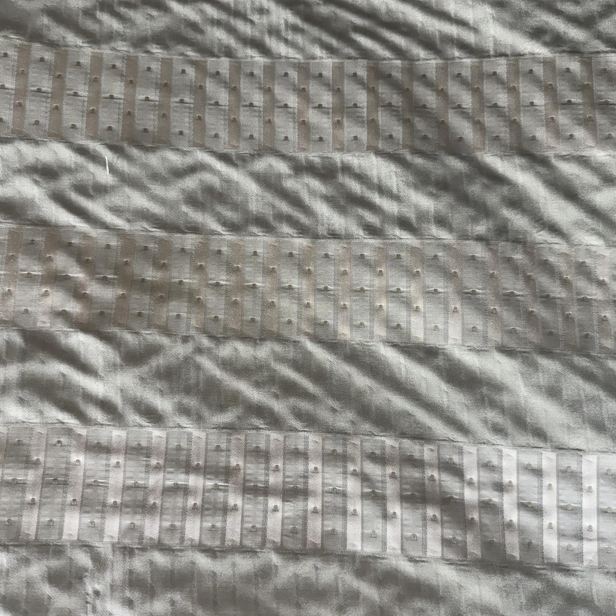 Silva Silk Fabric - Striped, 55" Width (1 Yard)