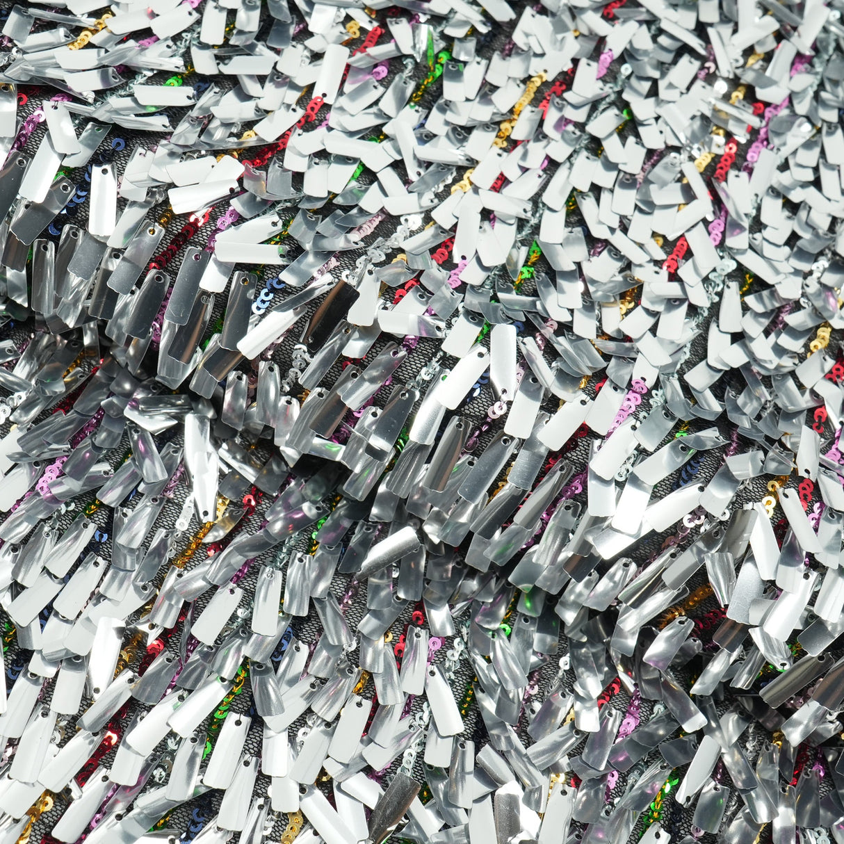 Stretch Mesh Sequin Fabric Colorful