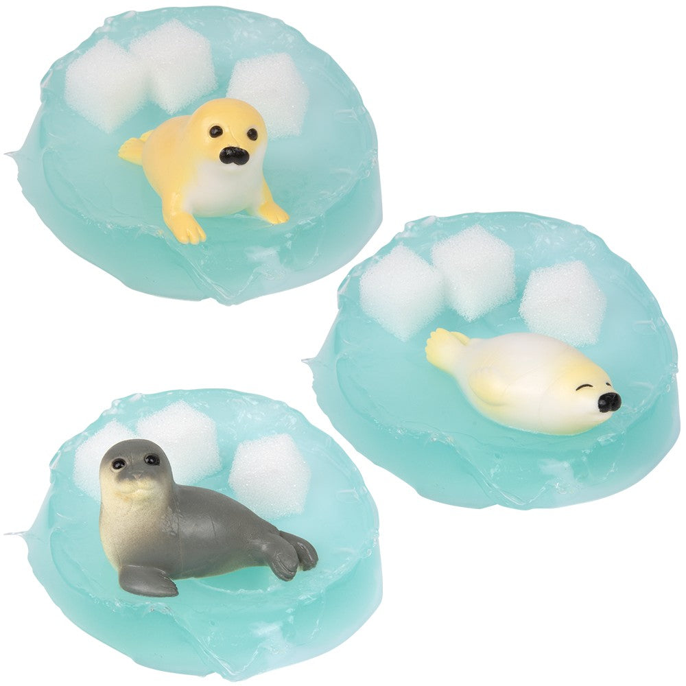 Arctic Iceberg Harp Seal Slime (12 PC Display)