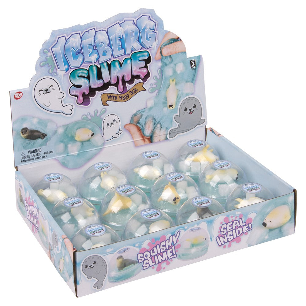 Arctic Iceberg Harp Seal Slime (12 PC Display)