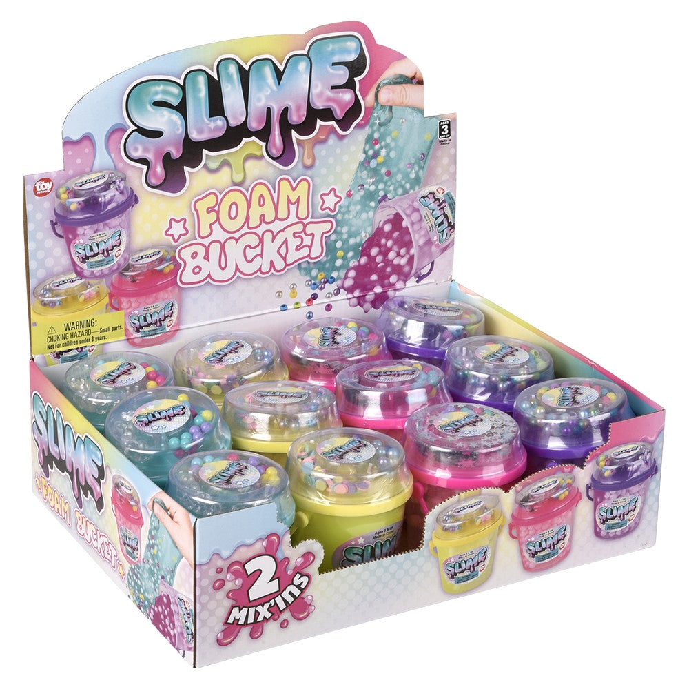 Foam Slime Bucket 12ct (1 DSP)