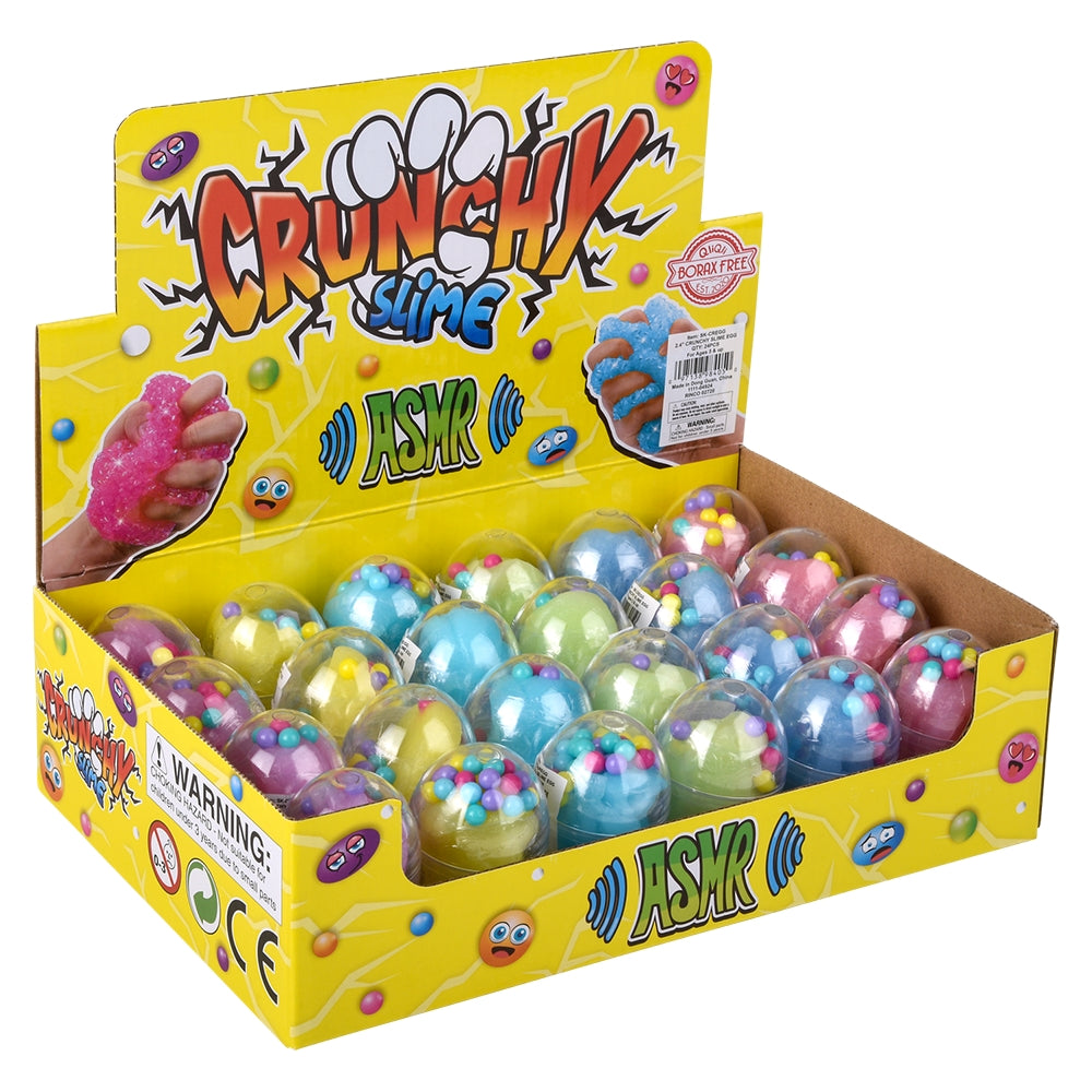 Crunchy Clay Slime Eggs (24 ct Display)