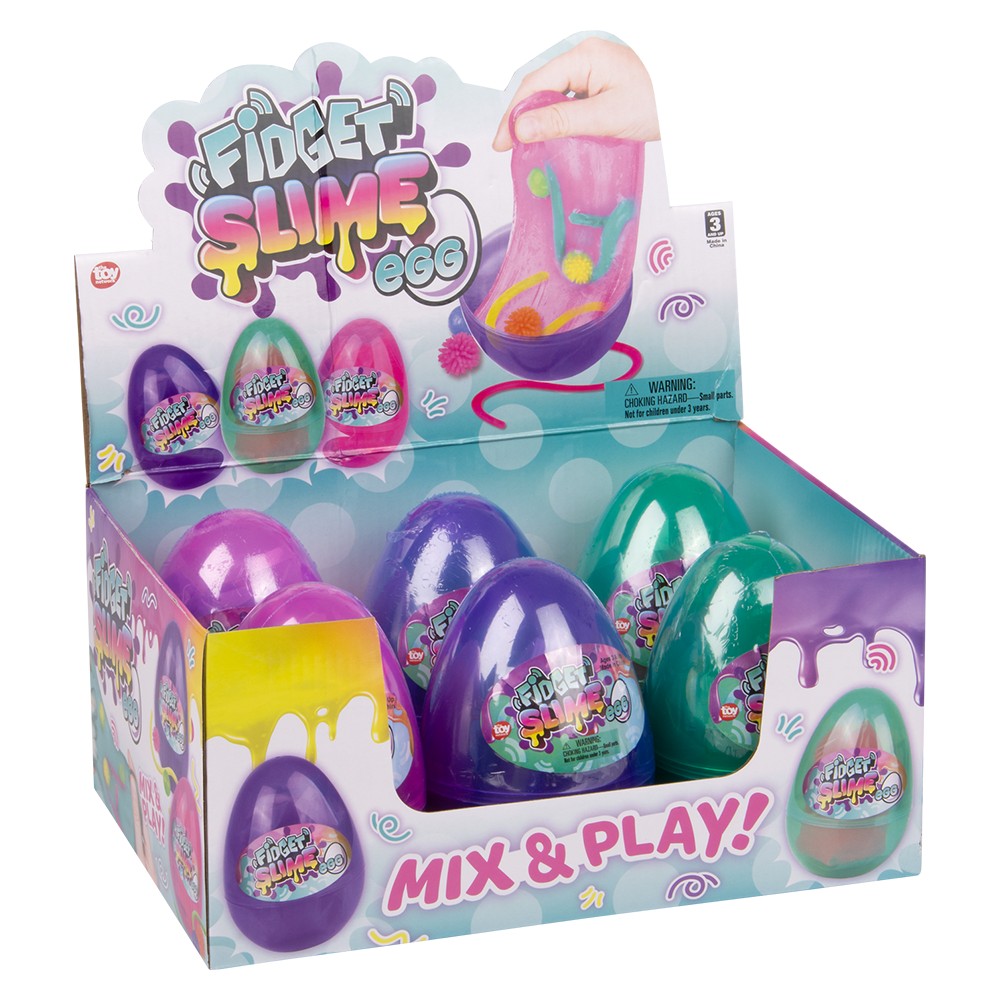Fidget Slime Egg 6ct (1 DSP)