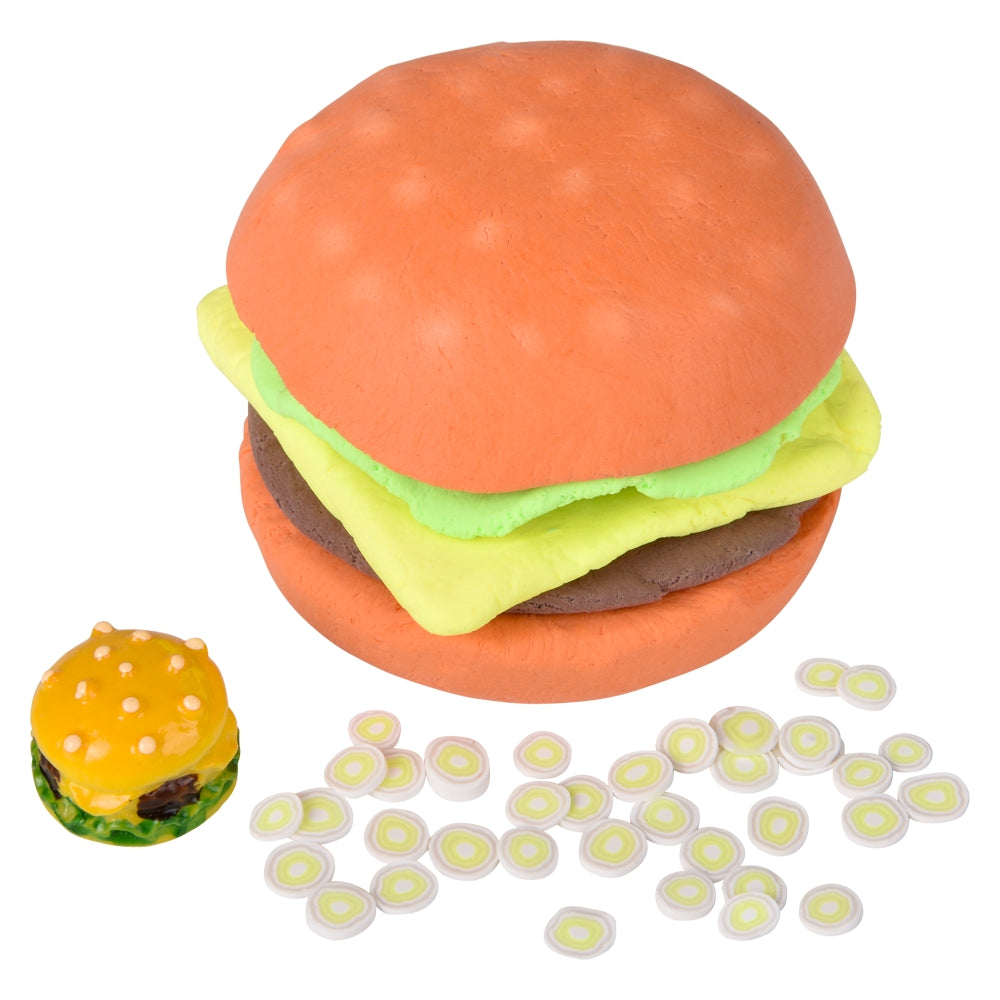 Cheeseburger Clay Slime Kit (1 UNT)