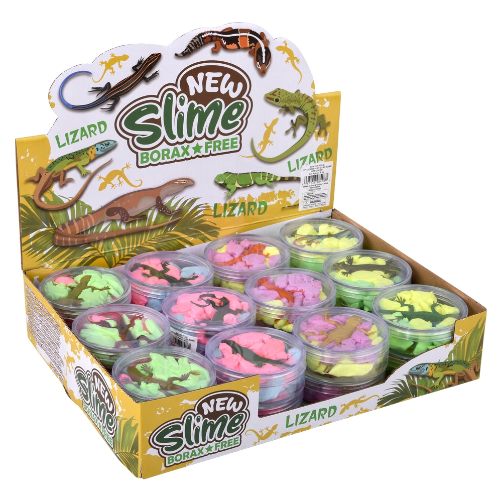 Lizard Play Clay Slime 24ct (1 DSP)