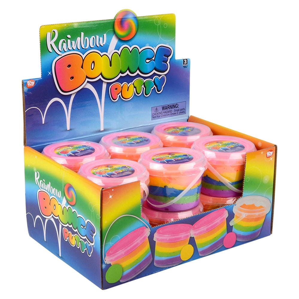 Rainbow Bouncing Putty (12 PC Display)