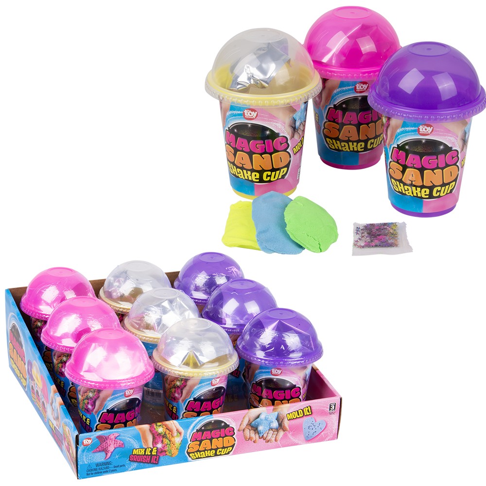 Magic Sand Shake Cup (9 Pc Display)