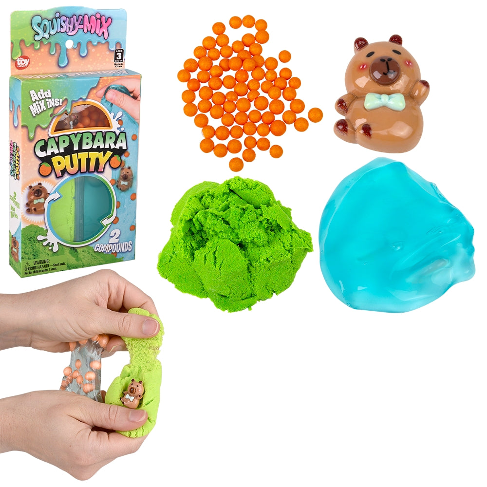 Capybara Putty (12 PC Hanging Box)