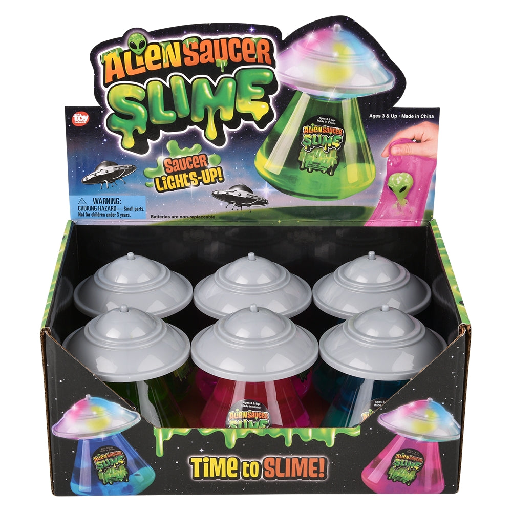 Light-Up UFO Slime 6ct (6 Pack)