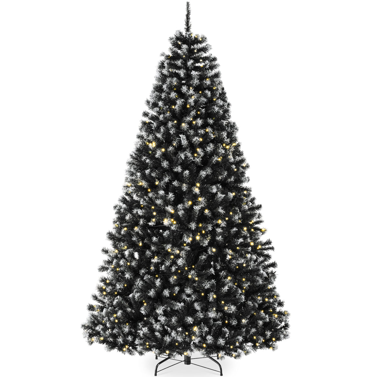 Pre-Lit Frosted Spruce Christmas Tree with Twinkling String Lights product image