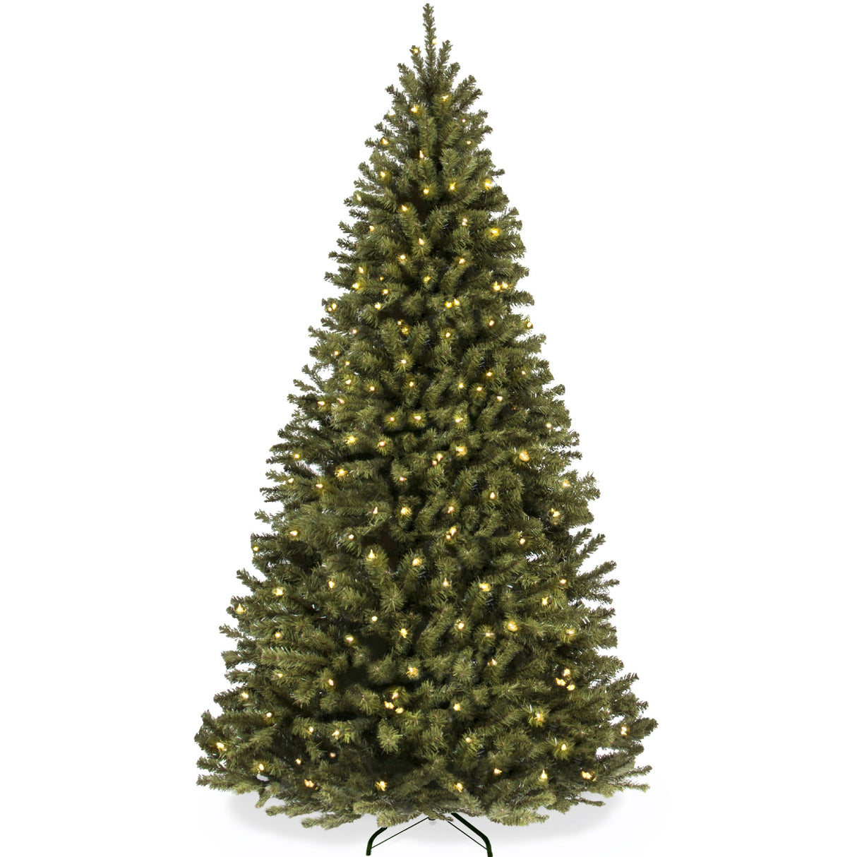 Pre Lit Artificial Spruce Christmas Tree with Twinkle Lights