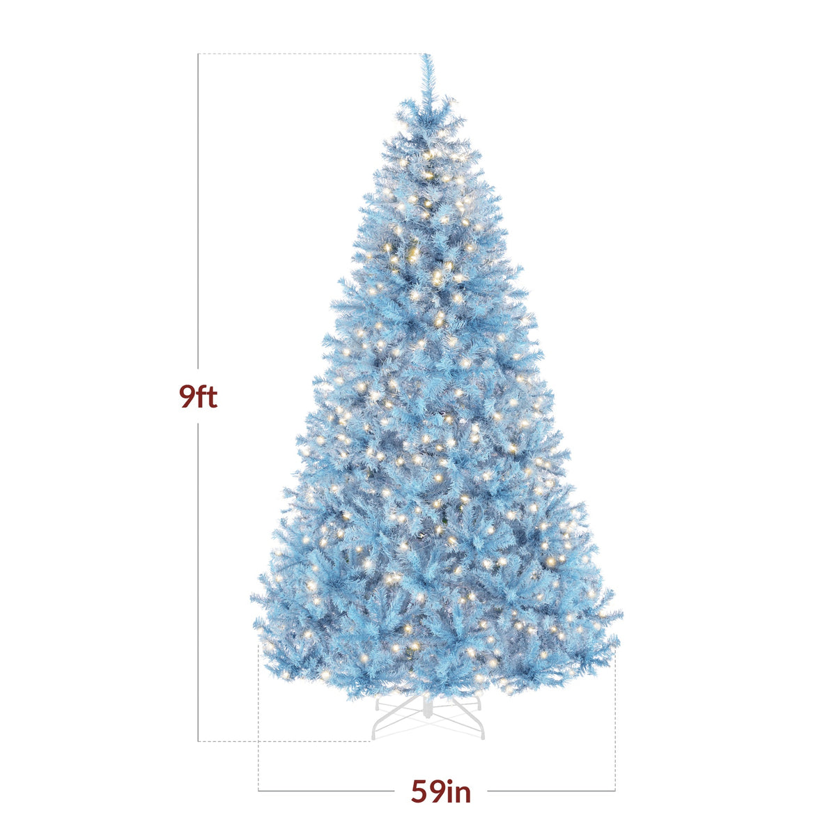 Pre-Lit Artificial Christmas Tree with Traditional Incandescent Lights product image