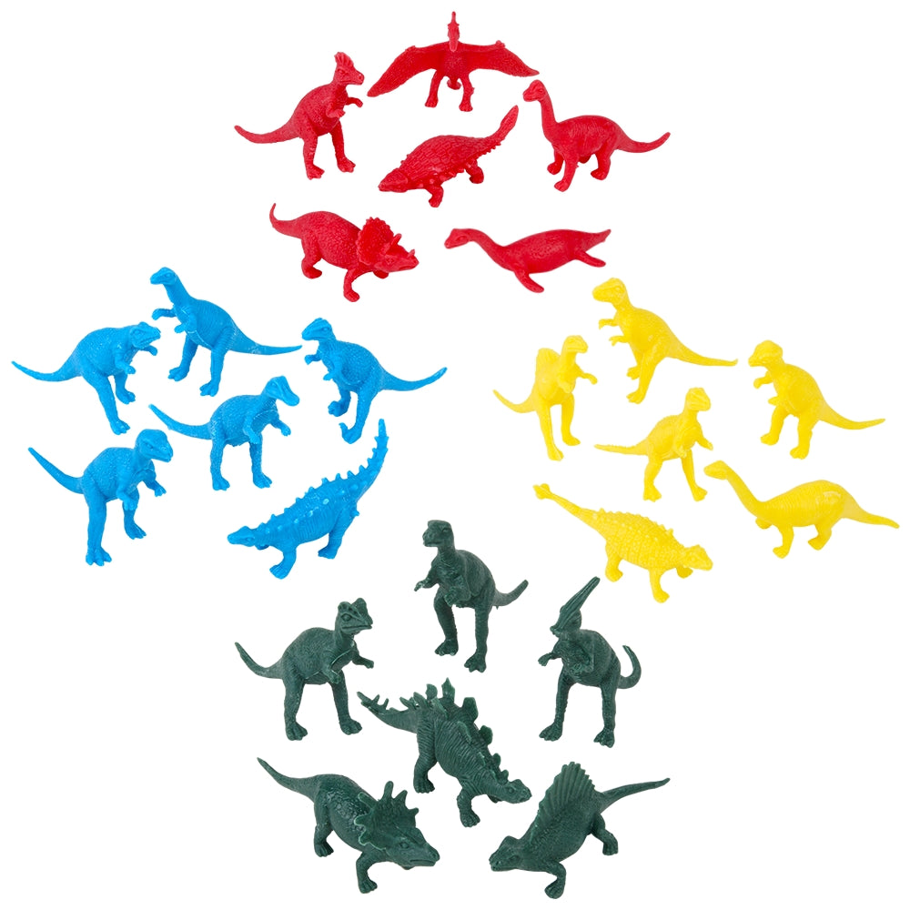 Mini Dinosaur Figures (144 Pc Poly Bag)