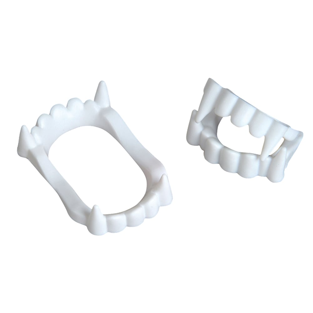 White Vampire Fangs (144 Pc Poly Bag)