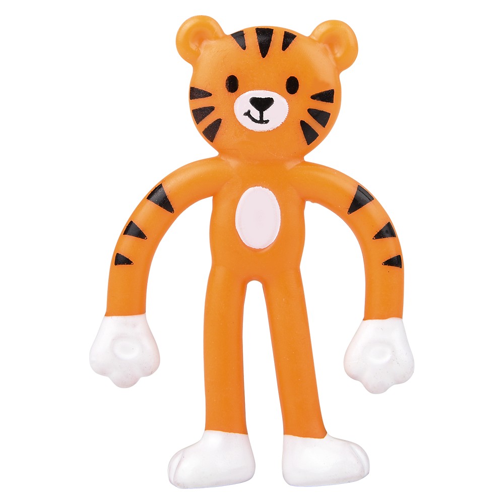 Mini Bendable Zoo Animals (48 Pc Poly Bag)