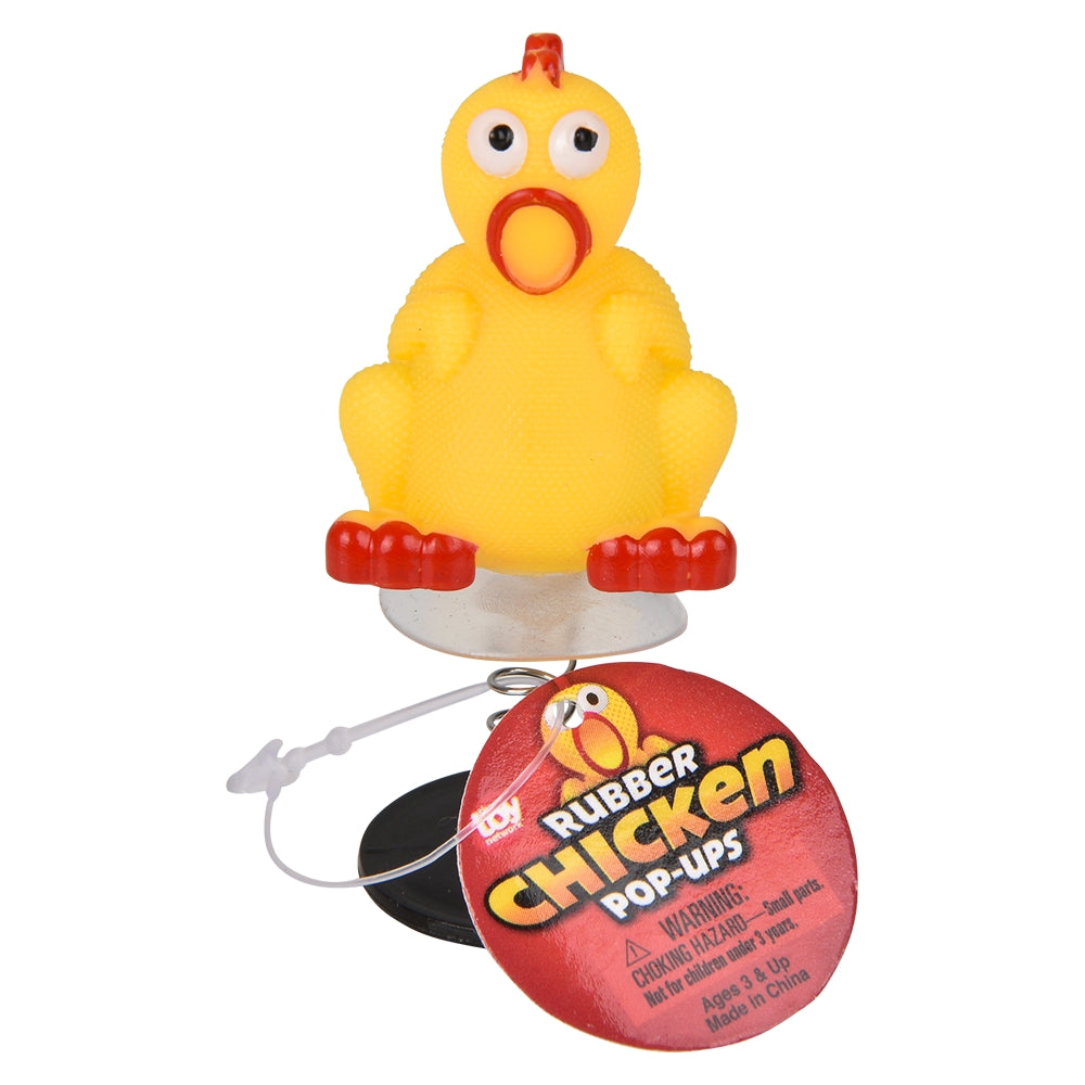 Rubber Chicken Pop-Ups (24 Pc Display)