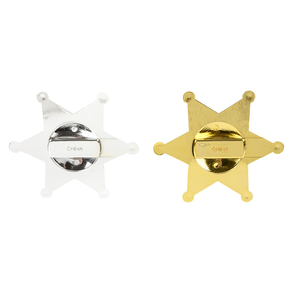 Plastic Sheriff Badge (1 DZ)