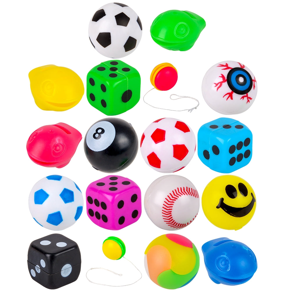 Assorted Plastic Toys 1.25" (32mm)