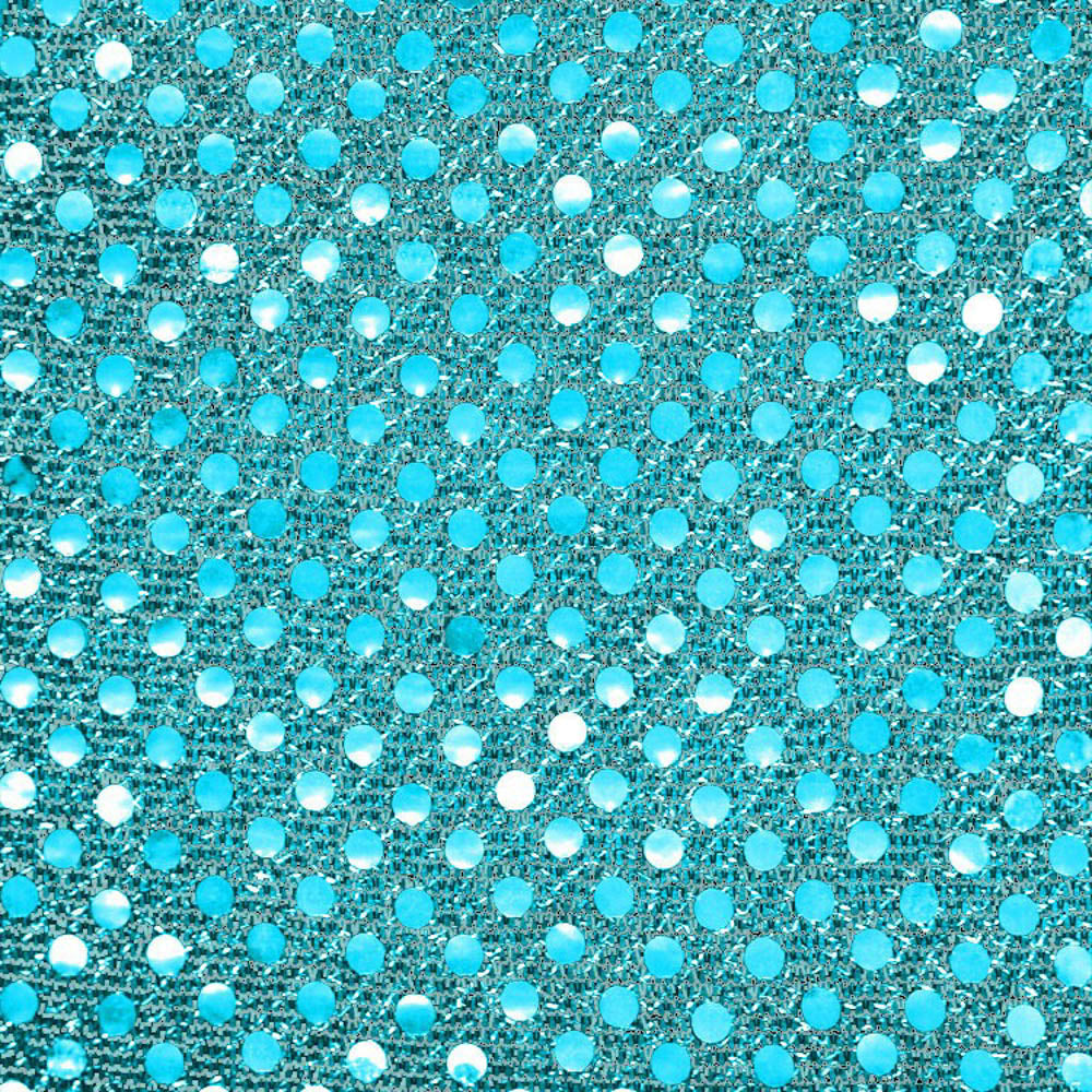 Turquoise Small Confetti Dots Sequin,