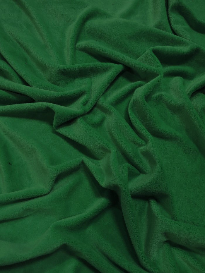 Emerald Green Minky Solid Baby Soft Fabric