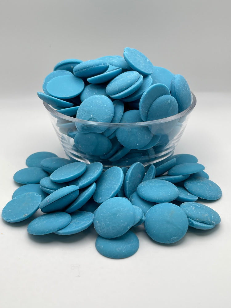 Merckens Light Blue Chocolate Candy Melts – 2.5lb