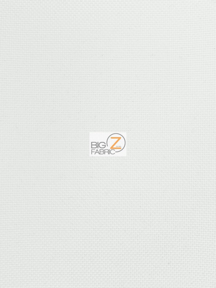 Solid White Canvas Outdoor Waterproof PVC Backing Fabric