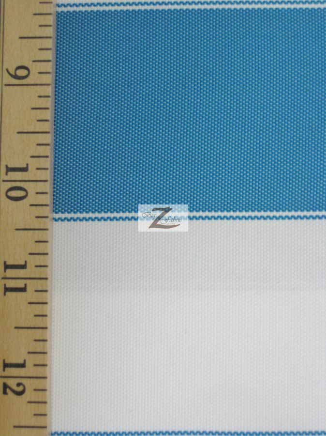 2 Tone Stripe Deck Canvas Outdoor Waterproof Fabric Yellow/White
