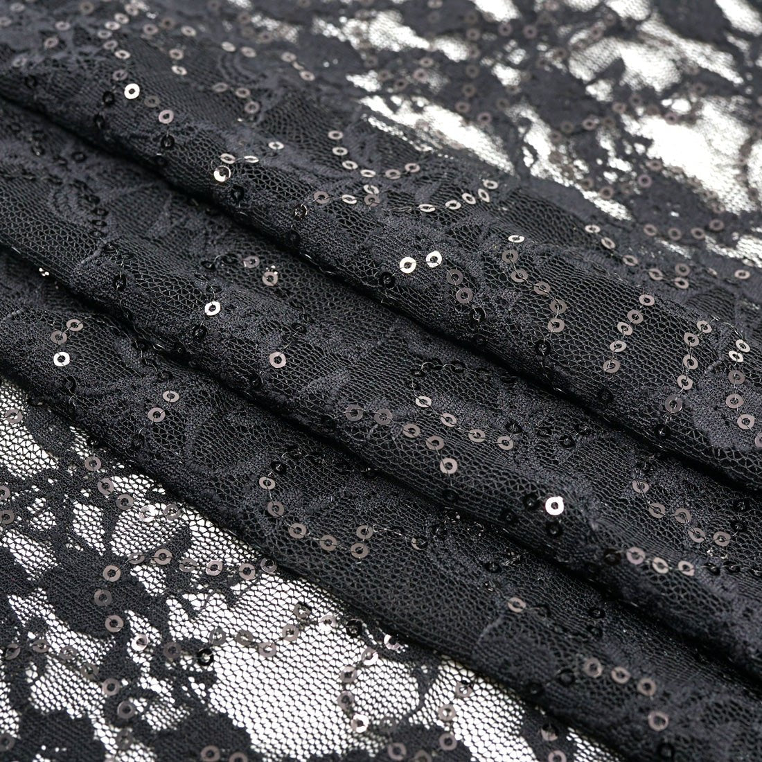 Stretch Lace Sequin Fabric
