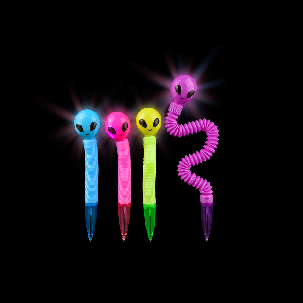 Pop Tube Alien Pen (12 PC Canister)