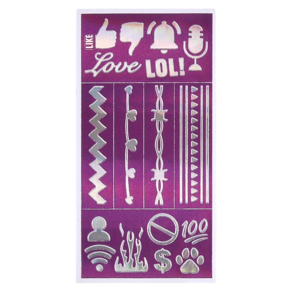Tattoo Pen Set Pop Art 6" (1 DZ)