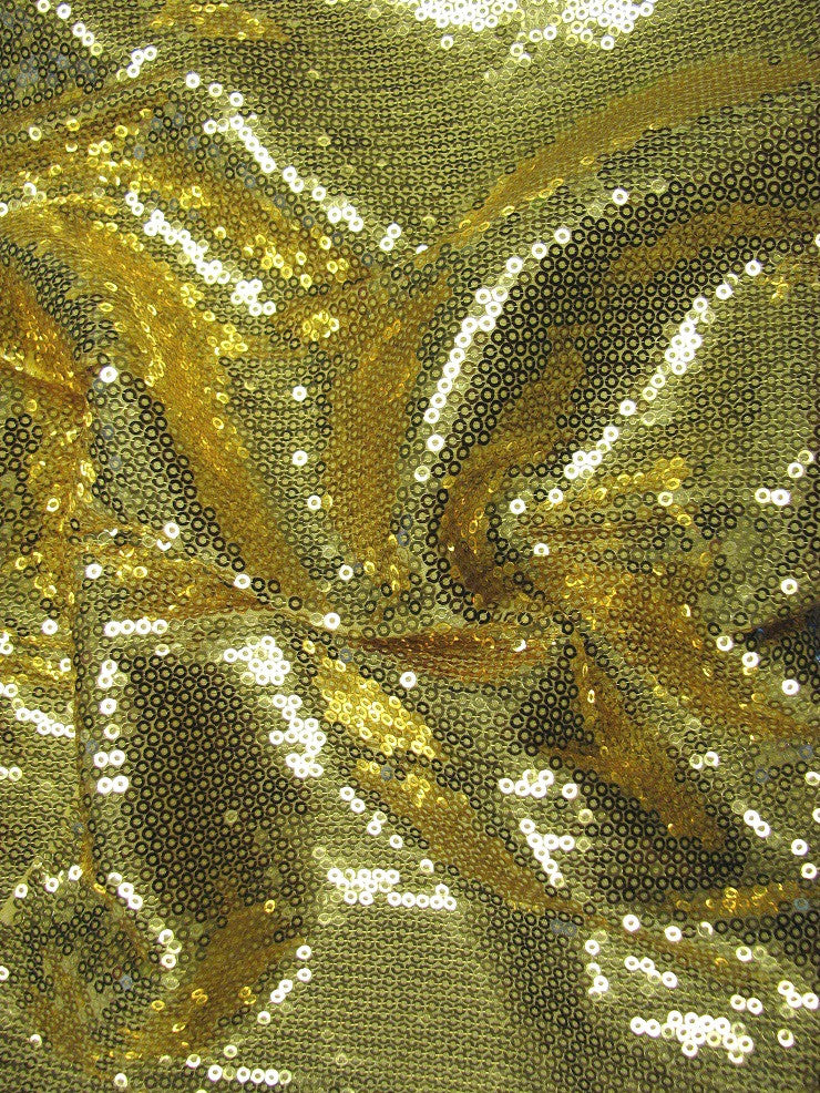 3Mm Mini Micro Shiny Sequins On Stretch Fdy Knit Jersey Polyester Spandex Fabric - Black, Gold, Platinum, Purple, Red, Fuchsia, Royal Blue, Turquoise, Silver, Dusty Pink, Gunmetal, Emerald Green, Lavender, 58" Width